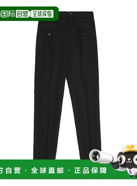 香港直邮Ganni 前褶西装裤 F9602