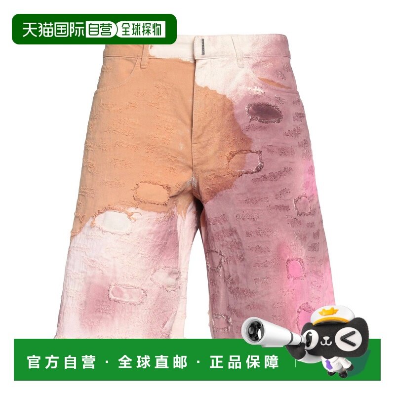 1h可退 香港直邮Givenchy 纪梵希 男士 牛仔短裤 brown棕色 舒适,男装,牛仔裤,淘宝优惠券,粉丝福利购,淘宝优惠卷