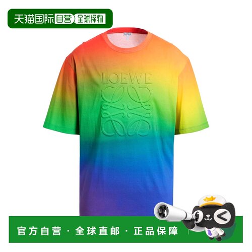 香港直邮LOEWE 罗意威 男士 T恤 green绿色 舒适时尚