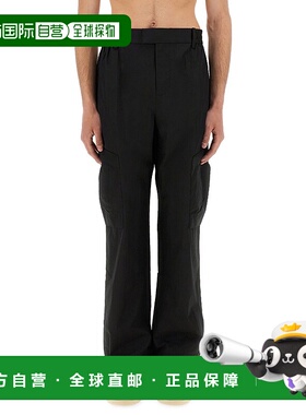 1h可退 香港直邮Represent 男士 长裤 MLM5100301 black黑色 舒适