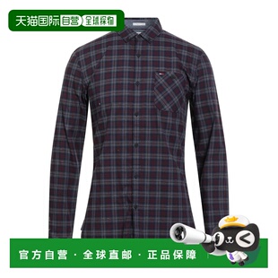 1h可退 香港直邮Tommy Hilfiger 汤米 希尔费格 男士 格纹衬衫