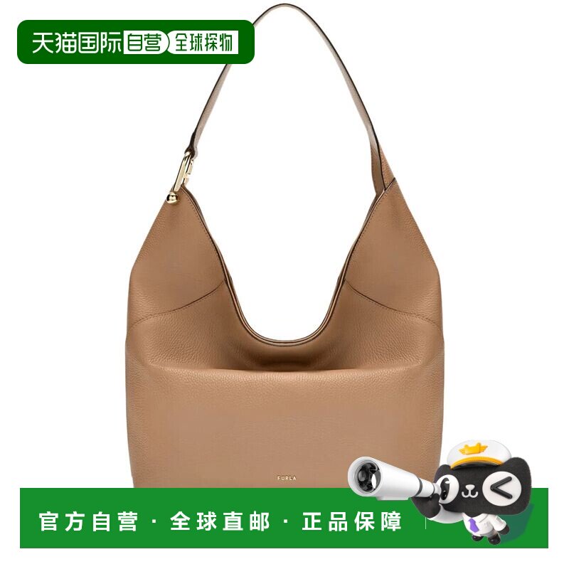 香港直邮FURLA 芙拉 女士 " LARA" ERACLE 印花皮革大号水饺包 WB