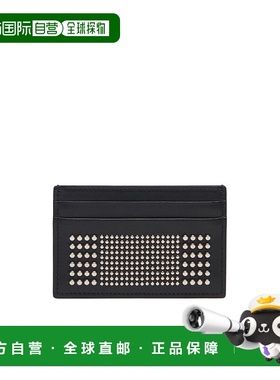 【99新未使用】香港直邮Alexander McQueen 铆钉卡包 7362301AAQ2