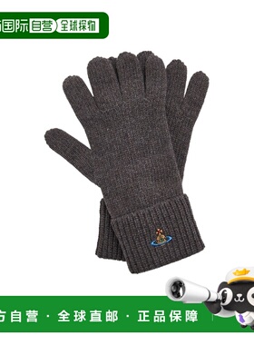 1h可退 香港直邮Vivienne Westwood 土星图案手套 8202002RK0065