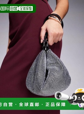 1h可退 香港直邮ASOS 女士 hotfix shoulder clutch 设计可替换饼