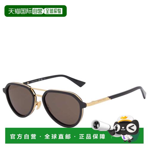 1h可退 香港直邮Bottega Veneta 葆蝶家 男士 飞行员太阳镜 BV137