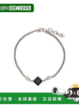 1h可退 香港直邮ALEXANDER MCQUEEN 26SS 双骷髅手链 Men