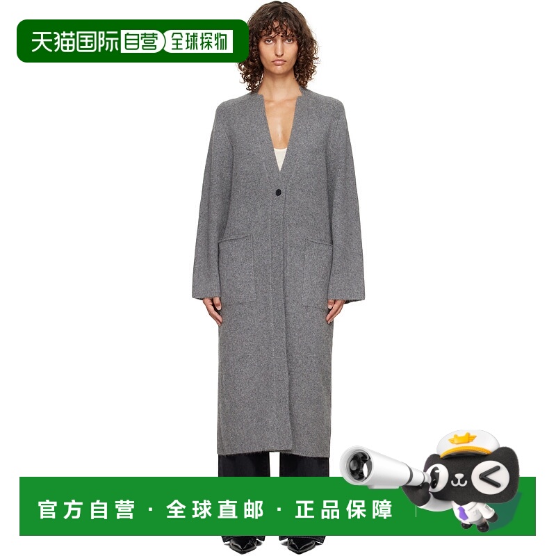 香港直邮Tom Ford 汤姆 福特 女士 灰色 Smet Yak Blend Maxi 开