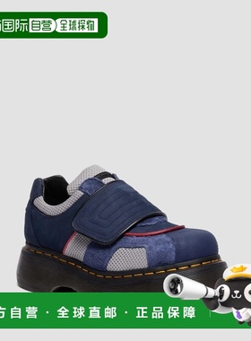 自营欧洲直邮DrMartens马丁大夫 Buzz女士蓝色混绑带材质鞋女鞋