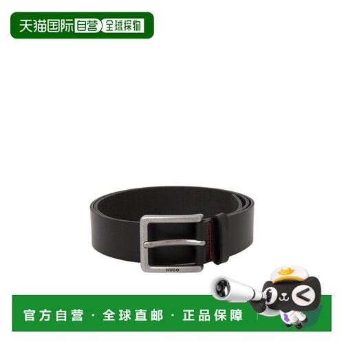 香港直邮BOSS HUGO BOSS 男士腰带 50568452001 SS2026 黑色
