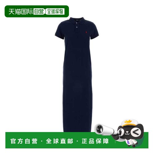 香港直邮Polo Ralph Lauren Polo 拉夫 劳伦 女士 piquet 海军蓝P