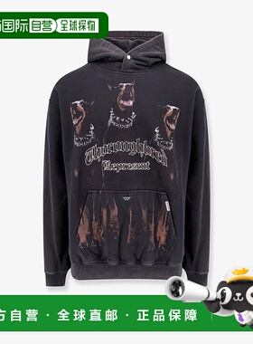 1h可退 香港直邮Represent 男士 Thoroughbred 棉质印花运动衫 ML