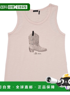 欧洲直邮IKKS  COMPENS 女童服装吊带T恤 XS10302-31-J