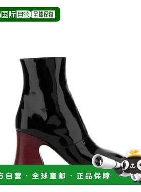 1h可退 香港直邮Chloe 蔻依 女士 黑色皮质脚踝靴 CH25A11JSG001