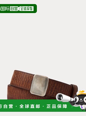 自营欧洲直邮RALPH LAUREN拉夫劳伦RRL带滑动扣的皮带情人节礼物