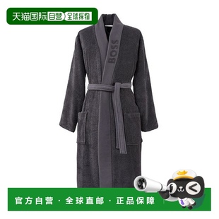 男士 波士 棉质浴袍 blue蓝色 1h可退 舒适时尚 香港直邮BOSS