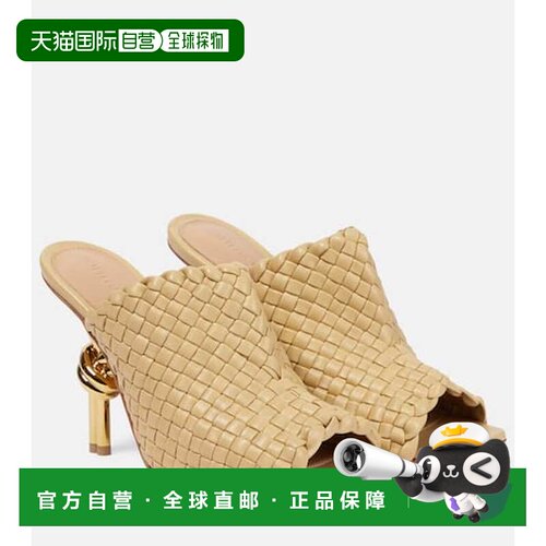 1h可退 香港直邮Bottega Veneta 葆蝶家 女士 打结皮质凉拖拖鞋