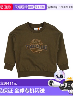 1h可退 香港直邮Timberland 天伯伦 男童 卫衣童装 green绿色 舒