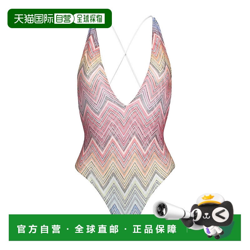 香港直邮MISSONI 米索尼 女士 One-piece 泳衣 red红色 舒适时尚