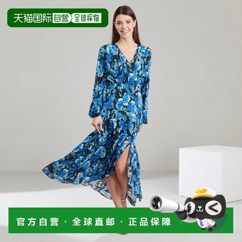 欧洲直邮Morgan  女装 长款连衣裙 春夏 蓝色 RAMIE
