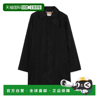1h可退 香港直邮BURBERRY/博柏利 男士 Ridgewood 轻便大衣 26SS