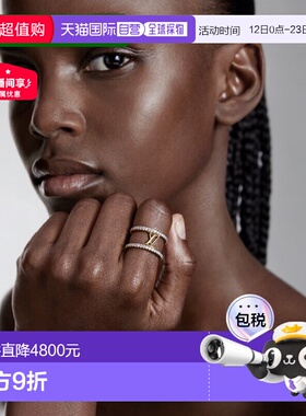 自营1h可退 欧洲直邮LV/路易威登 女士金色金属戒指新款