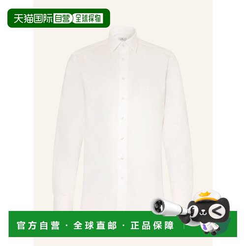 香港直邮ETRO 男士衬衫 100295963811000 CO 白色 Regular fit sh