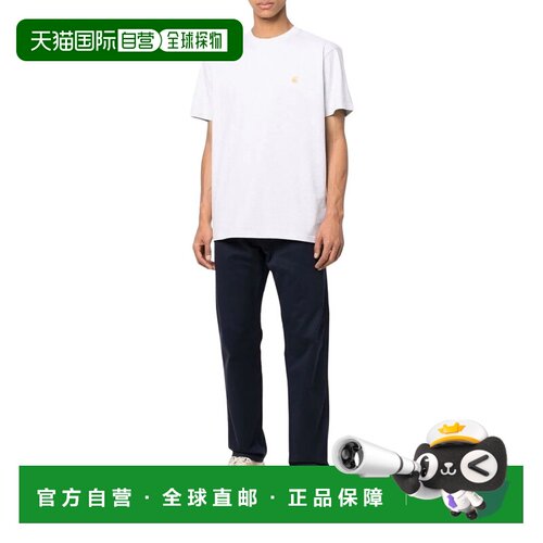 1h可退 欧洲直邮CARHARTT 男士T恤 I02639100JXX AW2025 灰色 S/S