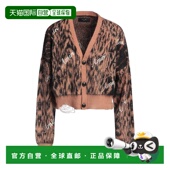 舒适时尚 1h可退 针织开衫 beige米色 香港直邮AMIRI 女士