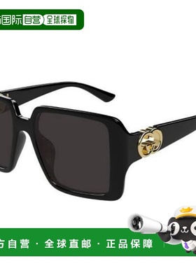 【配眼镜盒】欧洲直邮gucci 方形太阳镜男女同款古驰太阳眼镜