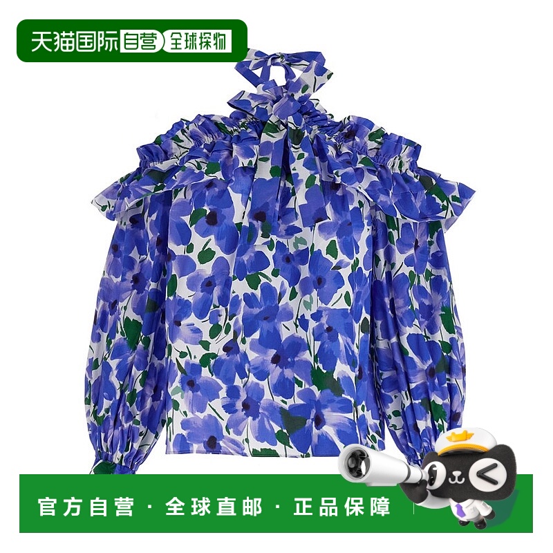 1h可退 香港直邮CAROLINA HERRERA 女士 花卉上衣 R2511N222MEC