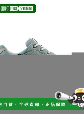 自营欧洲直邮LOWA RENEGADE女士玉绿色/香槟色牛巴革低帮徒步鞋