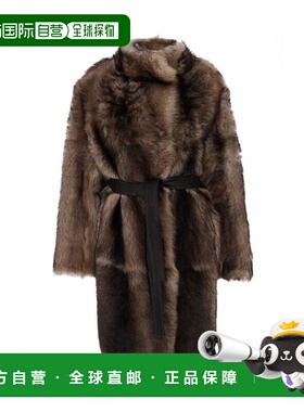 1h可退 香港直邮YVES SALOMON 女士 MANTEAU 95CM 大衣 26W23WYM6