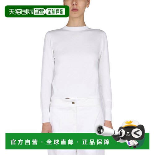 香港直邮Patou 女士 蝴蝶结细节镂空上衣 KN07080【付后1h可退】