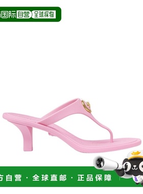 香港直邮Versace 夹趾高跟凉鞋 10209611A10983