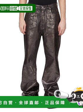 香港直邮Rick Owens 裤腰袢牛仔长裤 RR02E1335BZMC94牛仔裤男装