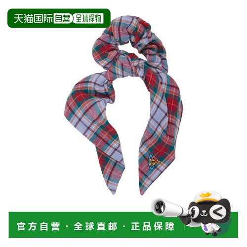 1h可退 Vivienne Westwood 格纹发圈 8102001GW01C6