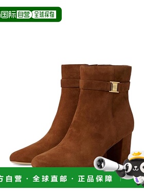 1h可退 香港直邮Lauren Ralph Lauren 女士 Kellie 绒面革鞋跟短