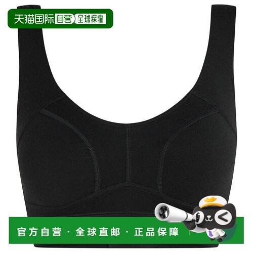 欧洲直邮ICEBREAKER 女士运动文胸 1143712BLACK 【付后1h可退】