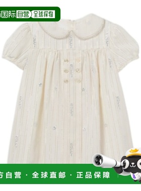 1h可退 香港直邮Gucci 刺绣棉连衣裙 803685Z7AAG