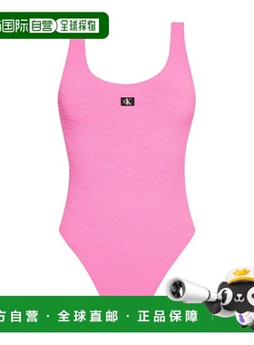 香港直邮Calvin Klein 徽标连体泳衣 KW0KW02401