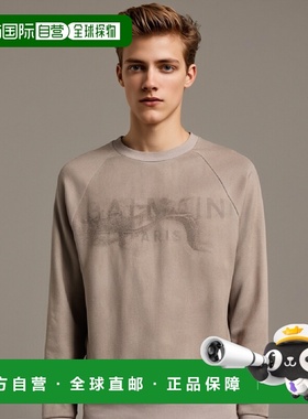 香港直邮Balmain 印花卫衣 AH1JS004GC61