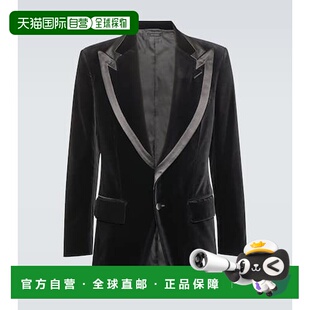香港直邮Tom Ford 汤姆 福特 男士 Atticus 天鹅绒西装外套 00099
