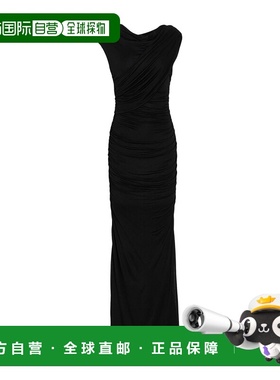 1h可退 香港直邮Blumarine 蓝色情人 女士 紧身连衣裙 black黑色