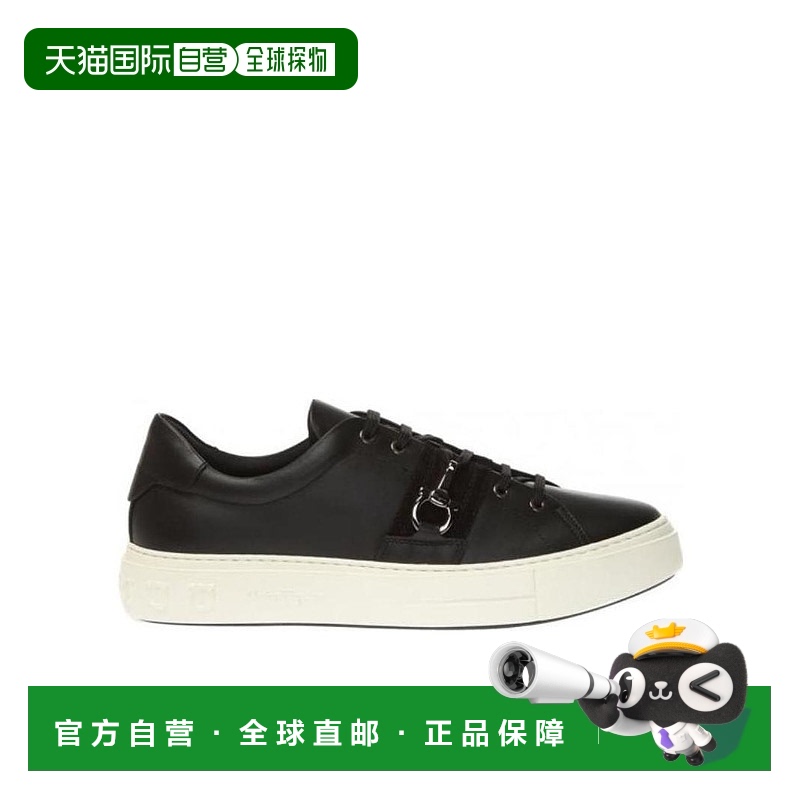 香港直邮Salvatore Ferragamo 徽标系带休闲运动鞋 02C091