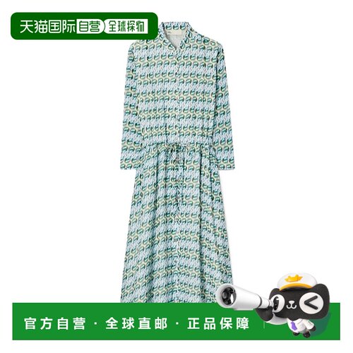 香港直邮Tory Burch 印花衬衫裙连衣裙 169075 【付后1h可退】