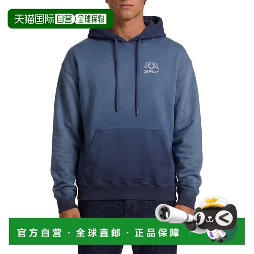 1h可退 香港直邮off-white 男士 OFFLINE SKATE 半箭号连帽衫 OMB