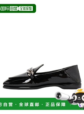 香港直邮Miu Miu 圆头乐福鞋 5D866DJHR女鞋单鞋一脚蹬缪缪