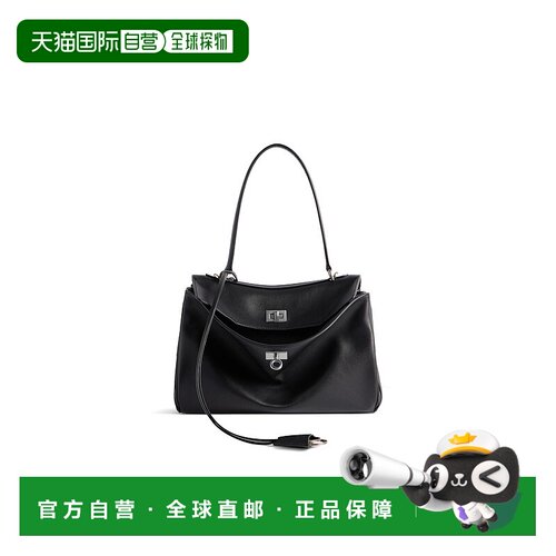 欧洲直邮BALENCIAGA (2025新品) Rodeo 小号女士手提包 黑色