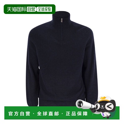 欧洲直邮FEDELI 男士针织衫 MU008411BORDER AW2025 蓝色 FAVONIO